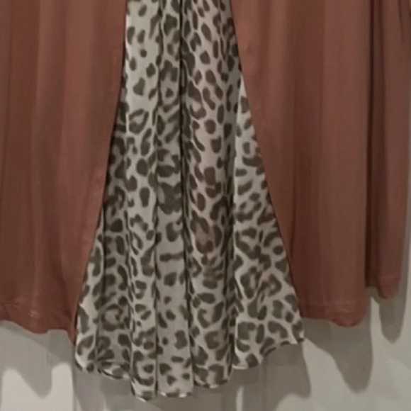 LOGO Lori Goldstein pink 3/4 sleeve tunic top with front pockets size 1X - Picture 5 of 5